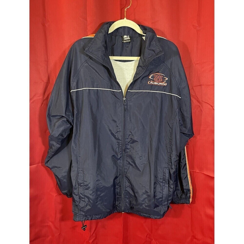 Vintage 90’s Auburn University Tigers Jacket Large STARTER Puffer Coat AU